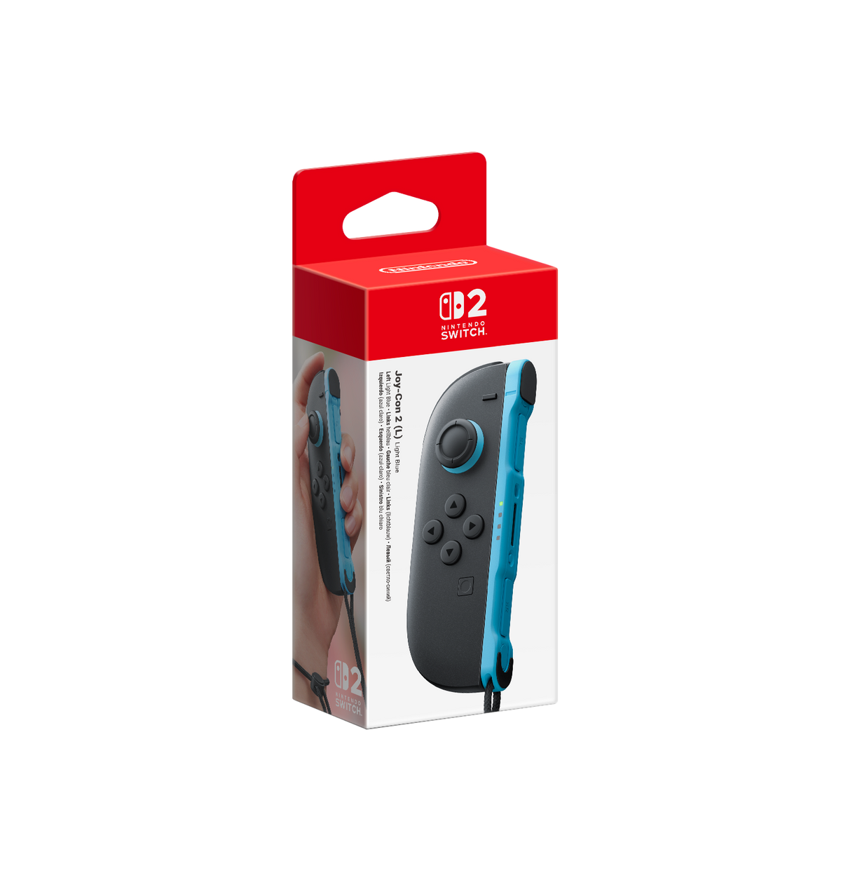 Joy-Con 2 izquierdo — Azul claro — caja oficial Nintendo