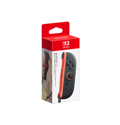 Joy-Con 2 derecho — Rojo claro — caja oficial Nintendo