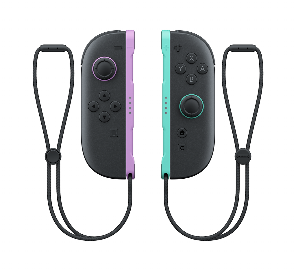 Joy-Con 2 pareja — Morado / Verde — imagen oficial Nintendo