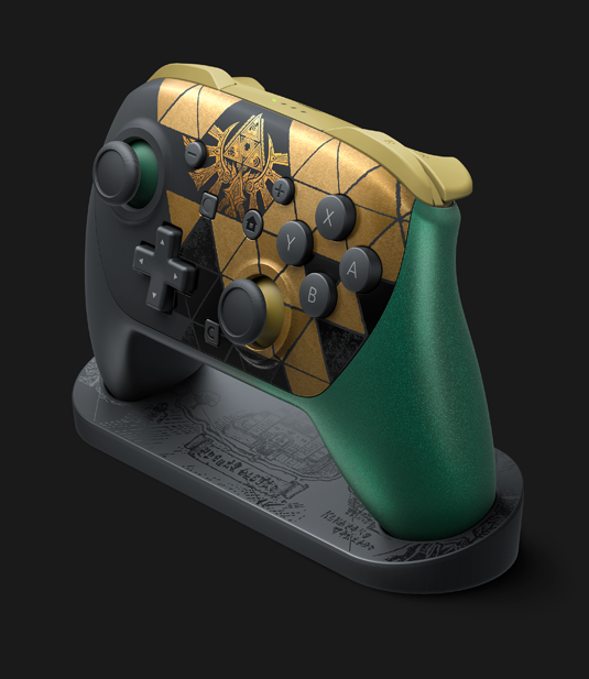 Nintendo Switch 2 Pro Controller — Zelda 40 aniversario — vista 1