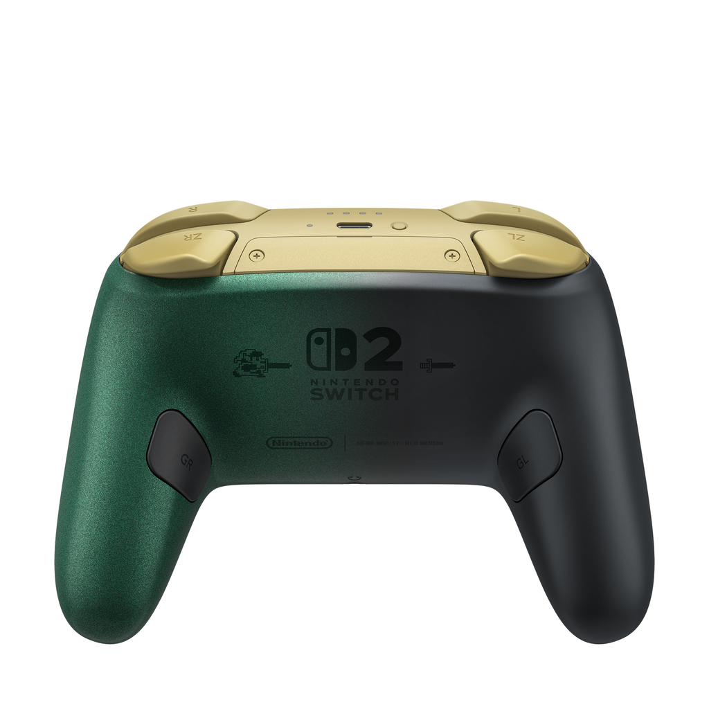 Nintendo Switch 2 Pro Controller — Zelda 40 aniversario — vista 3
